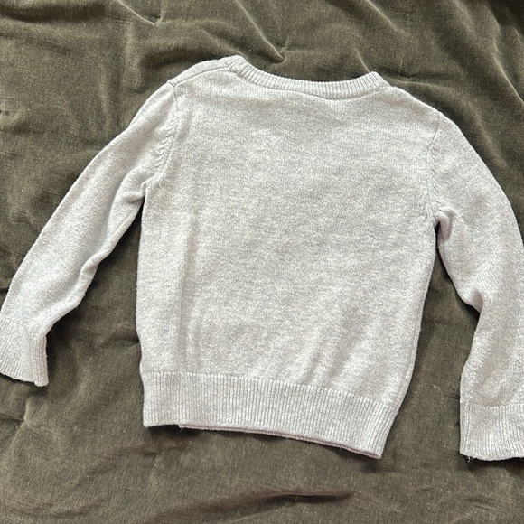 GAP KIDS STAR WARS BABY YODA SWEATER GRAY SIZE 3 - Picture 4 of 4